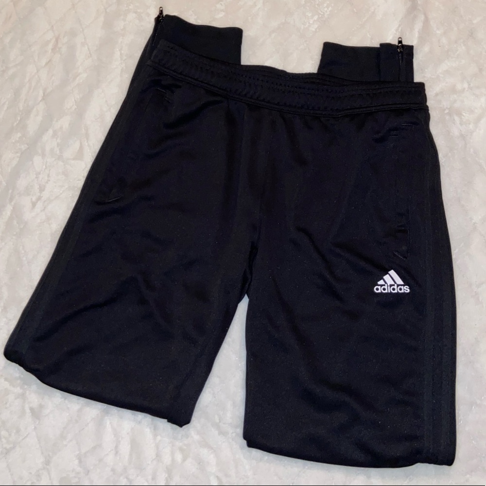Black ADIDAS track pants